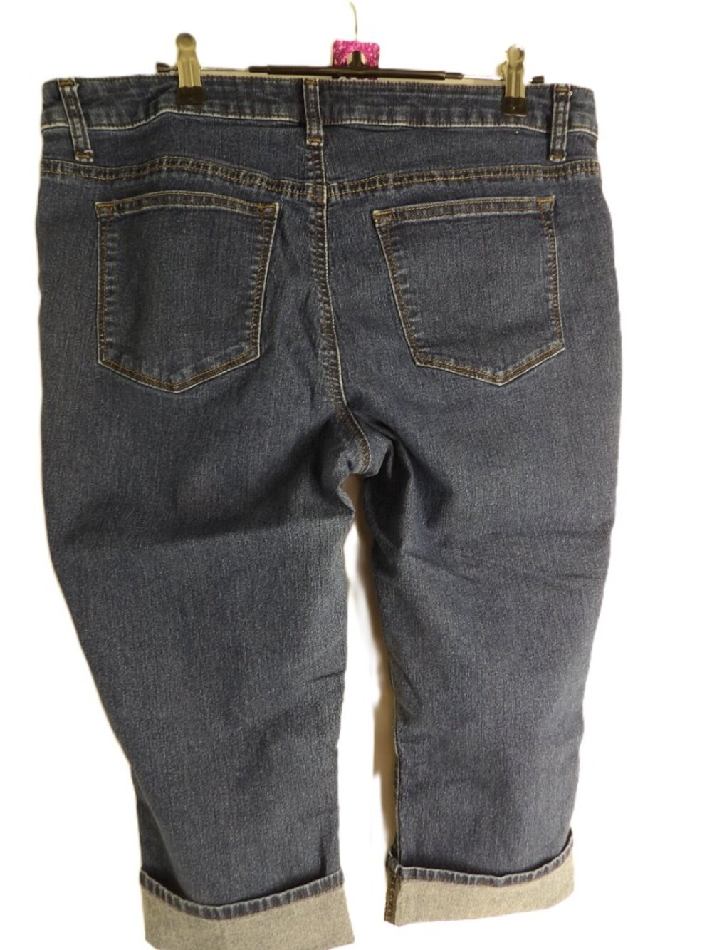 Lee riders, midrise denim capri with cuffed bottom - Picture 2 of 3